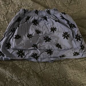 Girls blue Gap floral skirt. Size 4